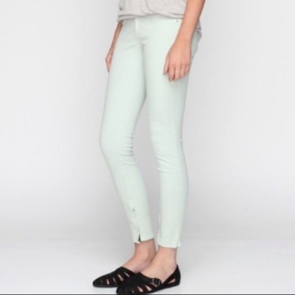 ⭐️ HP RAG & BONE Mint Green Ankle Jeans - Picture 1 of 9
